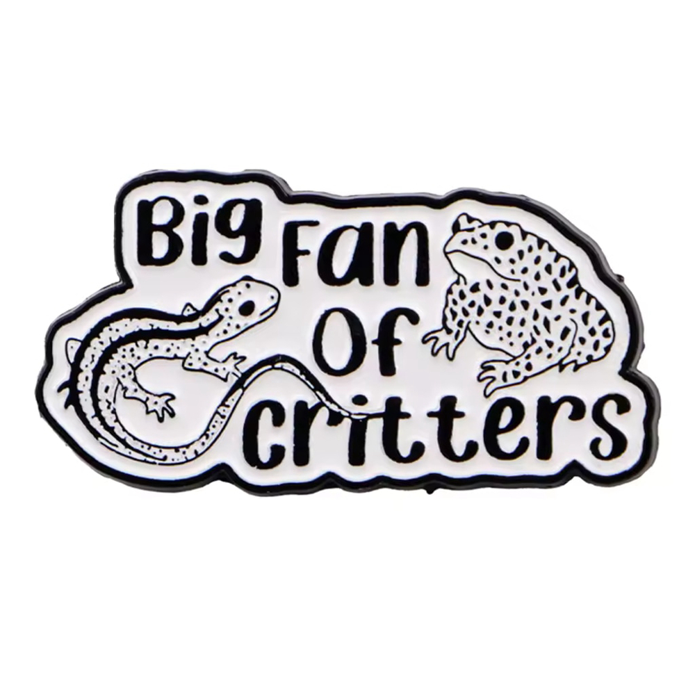 Animal Lover "Big Fan Of Critters" Enamel Pin